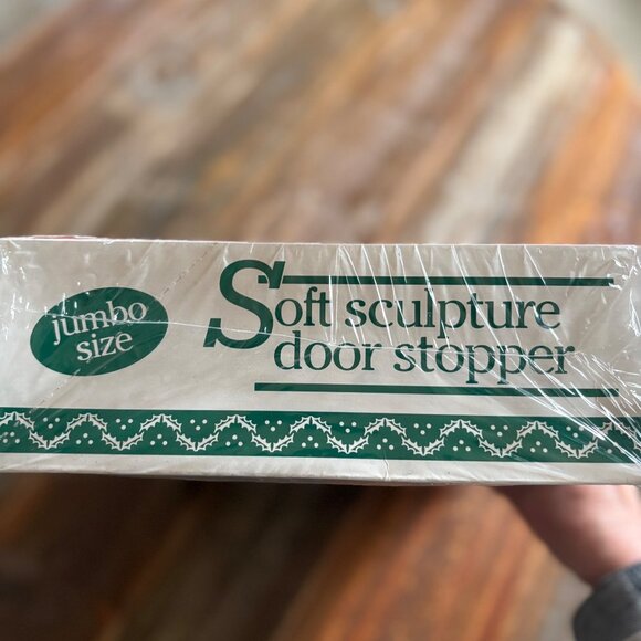 Soft Sculpture Door Stopper Kit "Snowman" Jumbo 28" Tall Hobby Kraft VTG - Picture 5 of 5